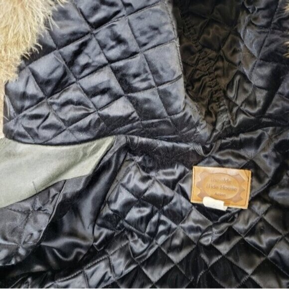 Vintage Leather Coat Hood - Picture 7 of 16